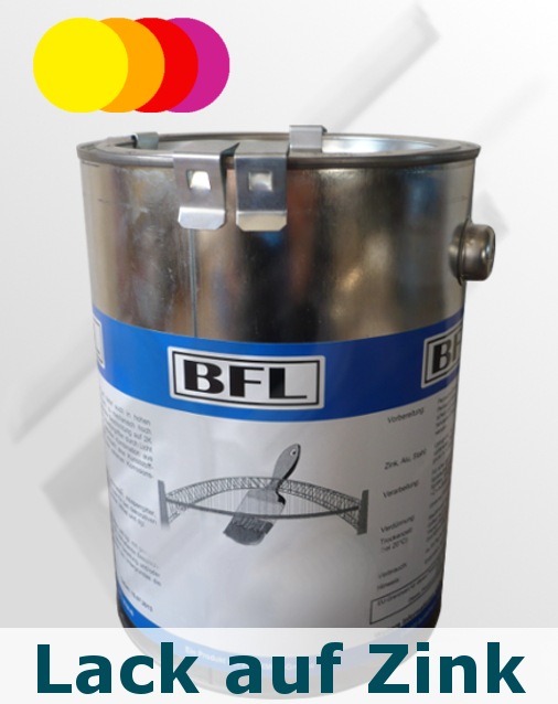 BFL:KUNSTSTOFF-EINSCHICHTLACK Schmiedelack direkt auf Zink haftstark+dauerelastisch 12kg (22,75 €/kg) Farbtongruppe 3