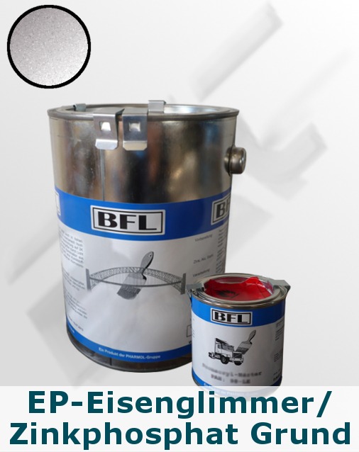 1xSet (10kg BFL:Permanent-Glimmer-Grund + 1kg Härter BFL:PH 15) auf Zink,Alu+Stahl, Anwendung im Stahl-Wasserbau 17,45 €/kg