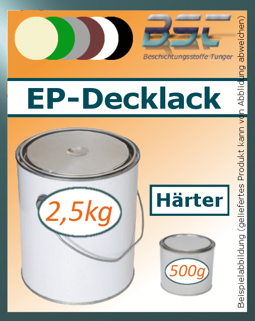 1xSet (2,5kg BFL:Permanent-Decklack+0,5kg Härter BFL:PH 15) Extremschutz gegen Wasser+Chemikalien; Mischpreis: 38,69 €/kg